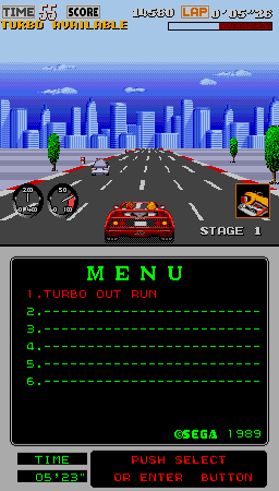 Turbo Outrun (Mega-Tech)